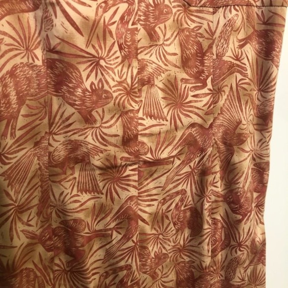 Peruvian Connection Animal Print Abstract Dress S… - image 7